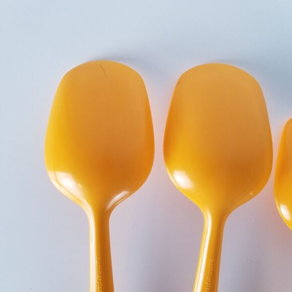 x4 VINTAGE Hammarplast Serving Spoons Modern Danish Sweden Design 1365 1366 - Picture 8 of 12